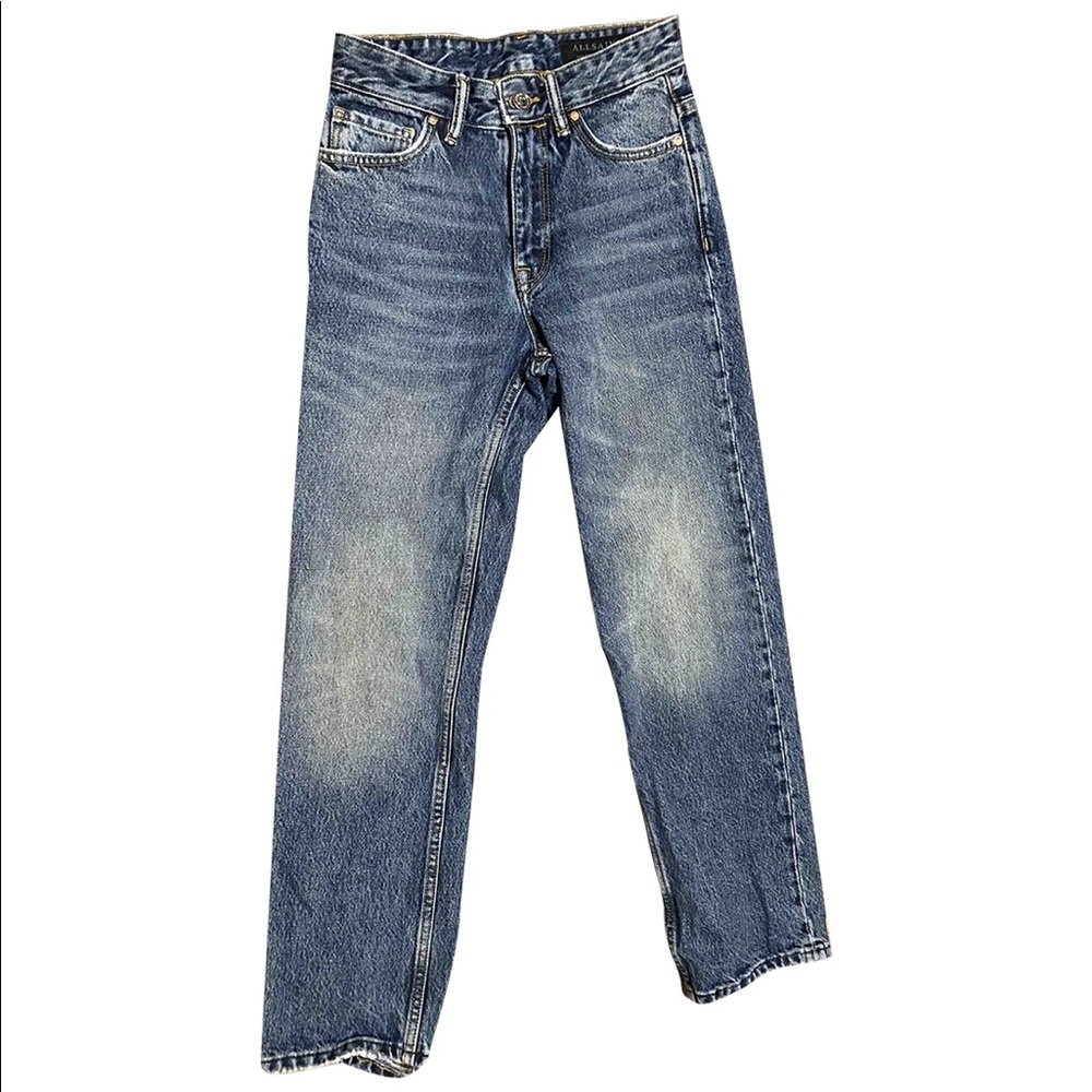 Like NEW! All Saints Straight Leg Jeans Size 24